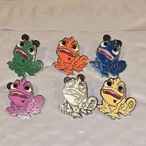 Disney Tangled Pascal Set Of 6 Hidden Mickey 2014 3 Damaged